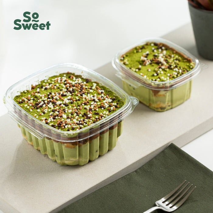 Matcha Chocolate Red Beans and Black Sesame Mousse Box