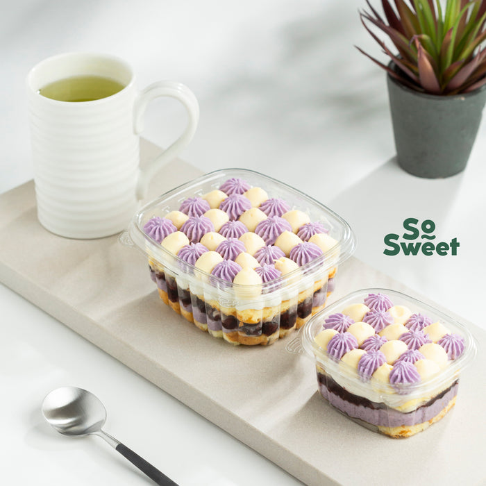 Soy Milk with Taro and Purple Rice Mochi Box