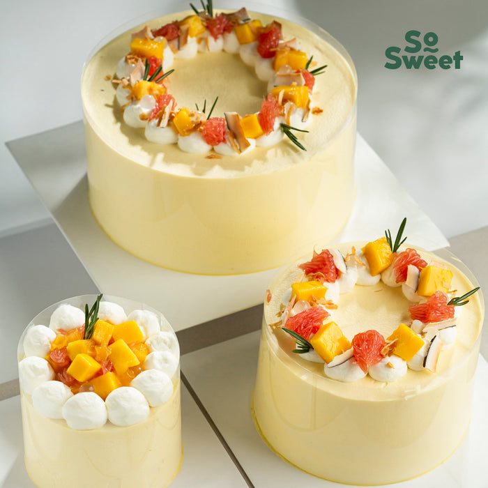 Mango Pomelo Sago Cake