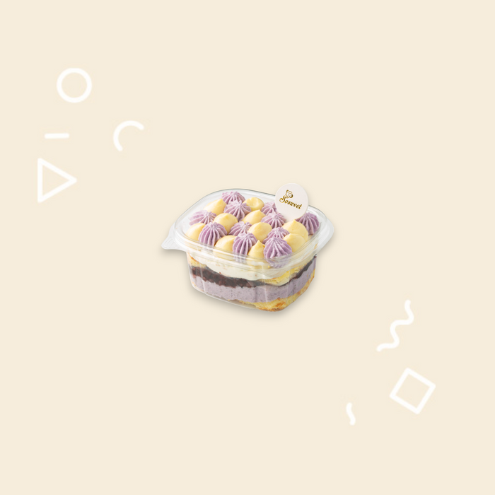 Soy Milk with Taro and Purple Rice Mochi Box (London-In Stock)