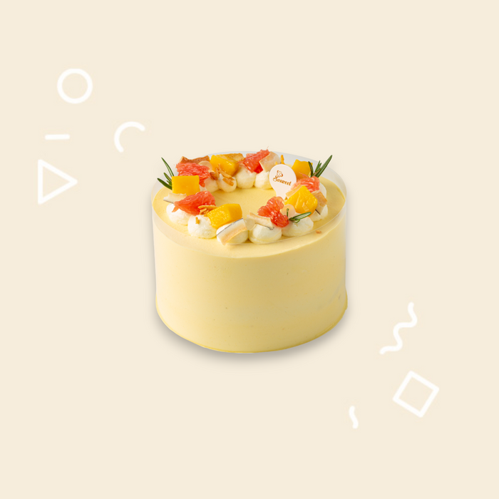 Mango Pomelo Sago Cake