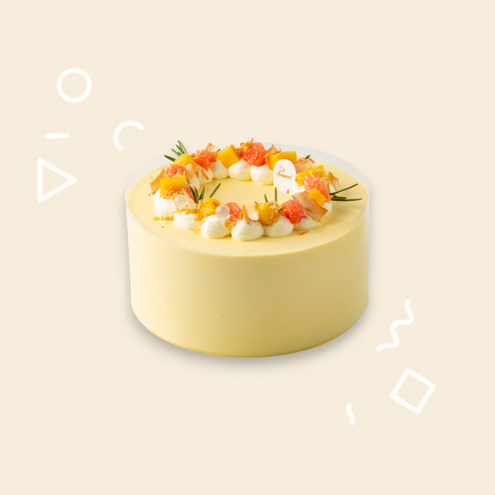 Mango Pomelo Sago Cake