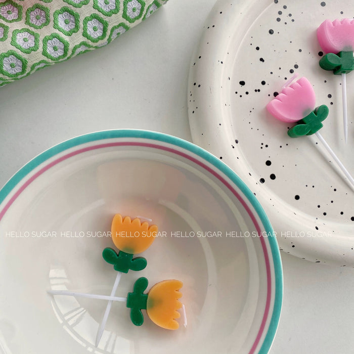 AC-Mixed Cute Cake Candles