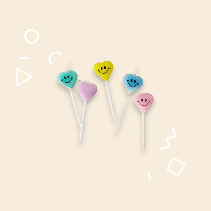 AC-Mixed Cute Cake Candles