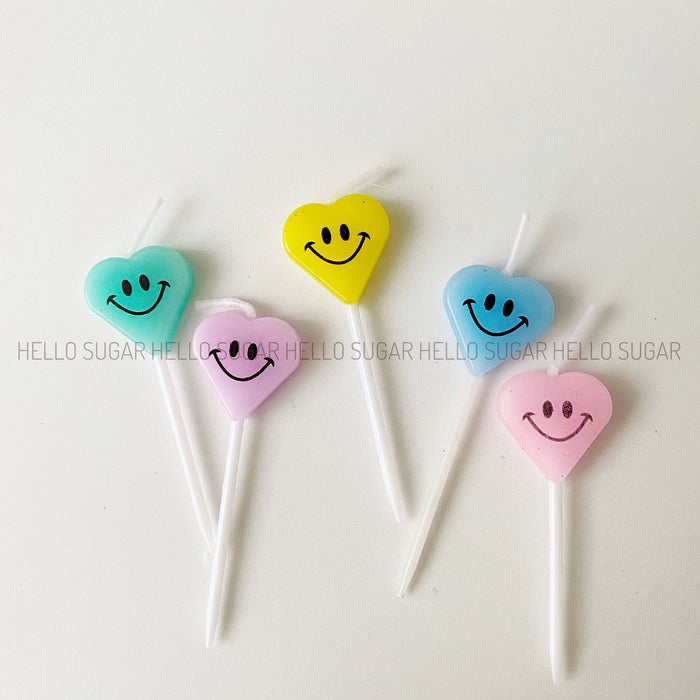 AC-Mixed Cute Cake Candles