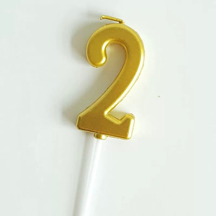 AC-0-9 Number Candle