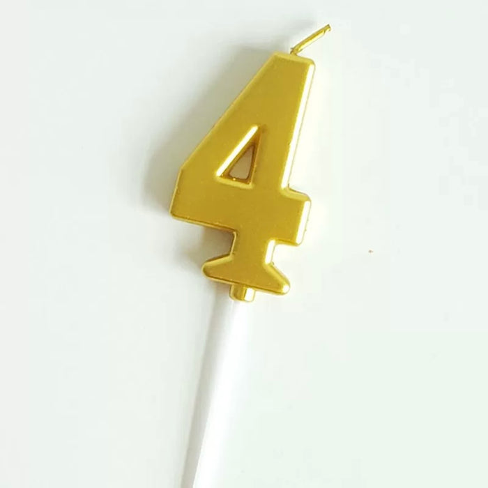 AC-0-9 Number Candle