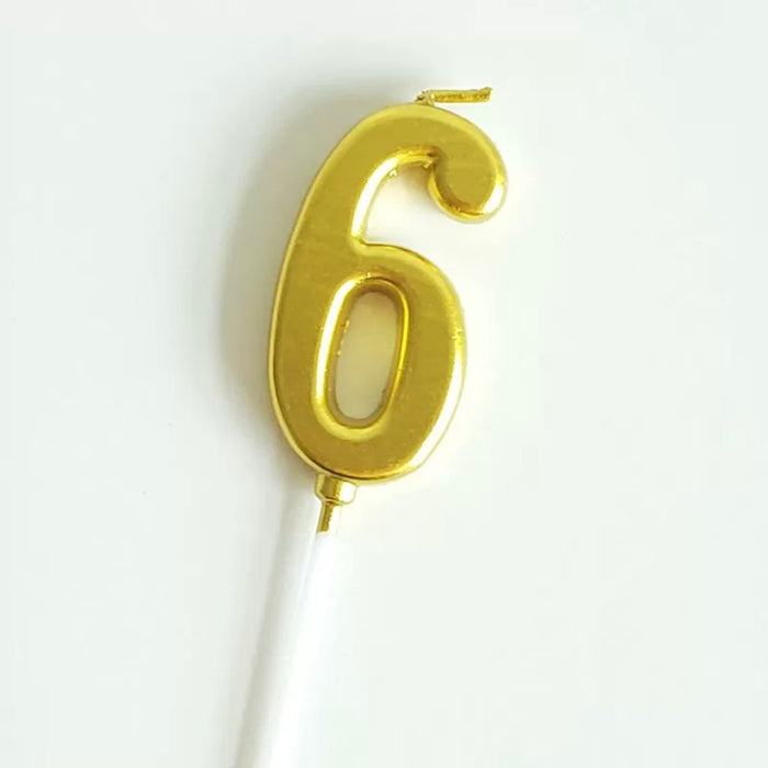 AC-0-9 Number Candle