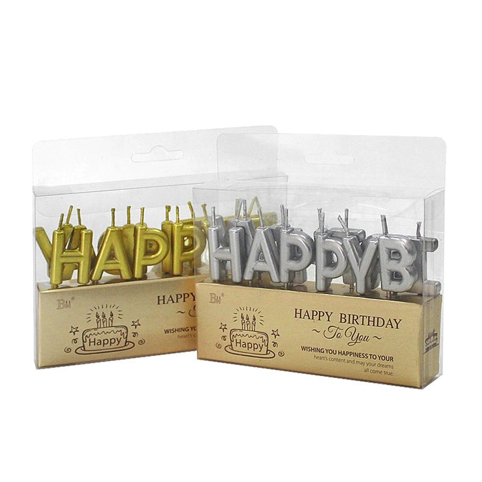 AC-Birthday Letter Candle Set