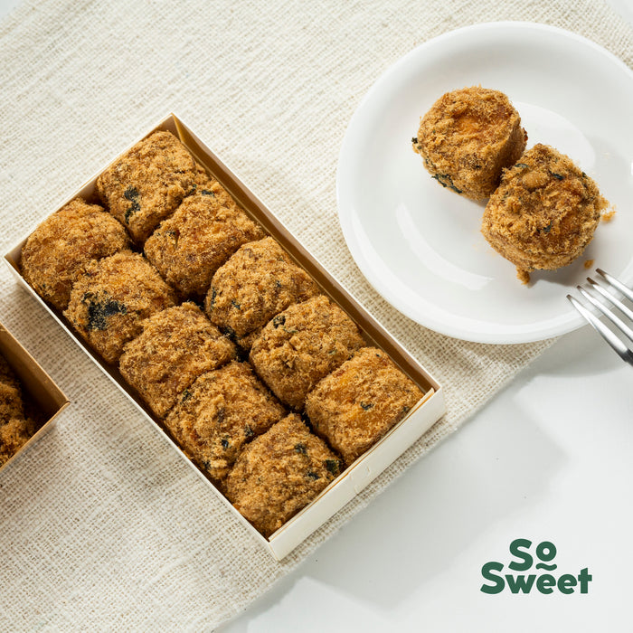 Cake and Homemade Sauce With Pork Floss mini 10PC