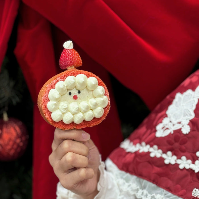 Santa Red Velvet Lollipop Cake Roll