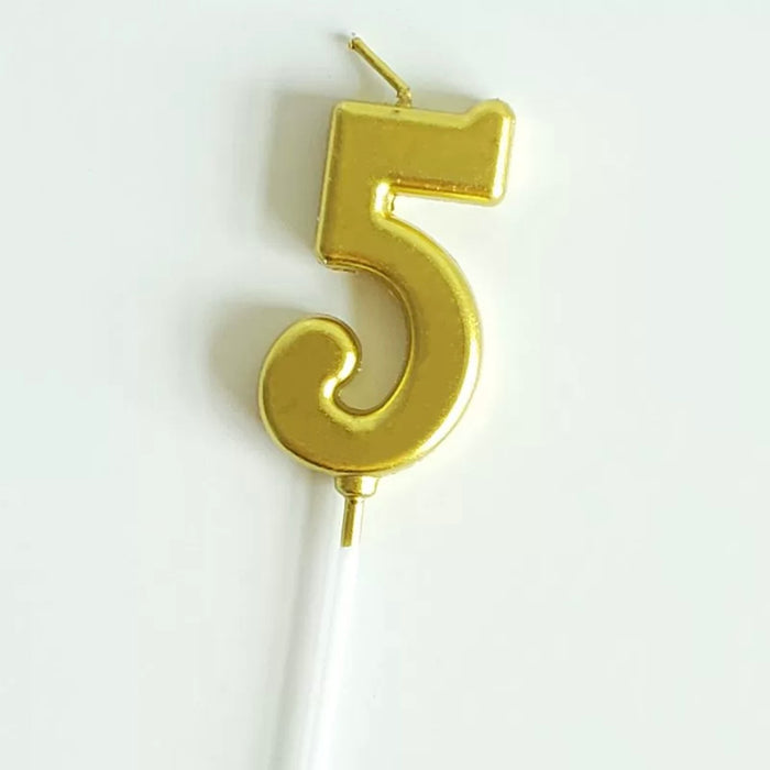 AC-0-9 Number Candle