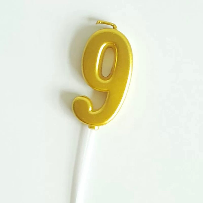 AC-0-9 Number Candle
