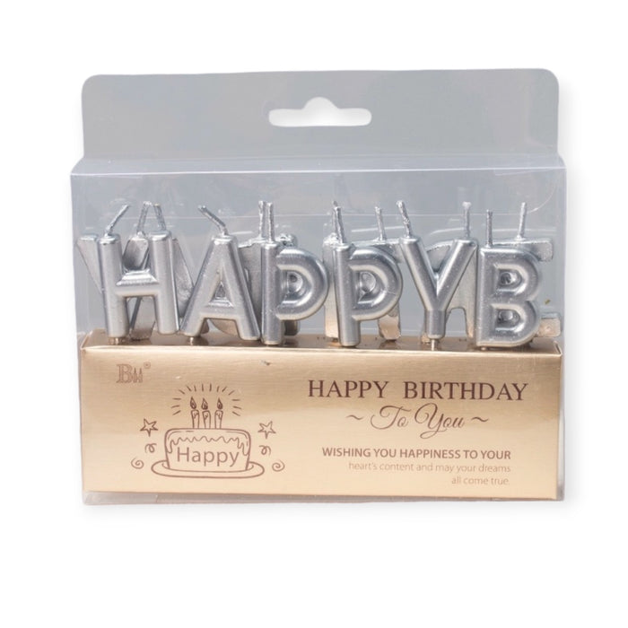 AC-Birthday Letter Candle Set