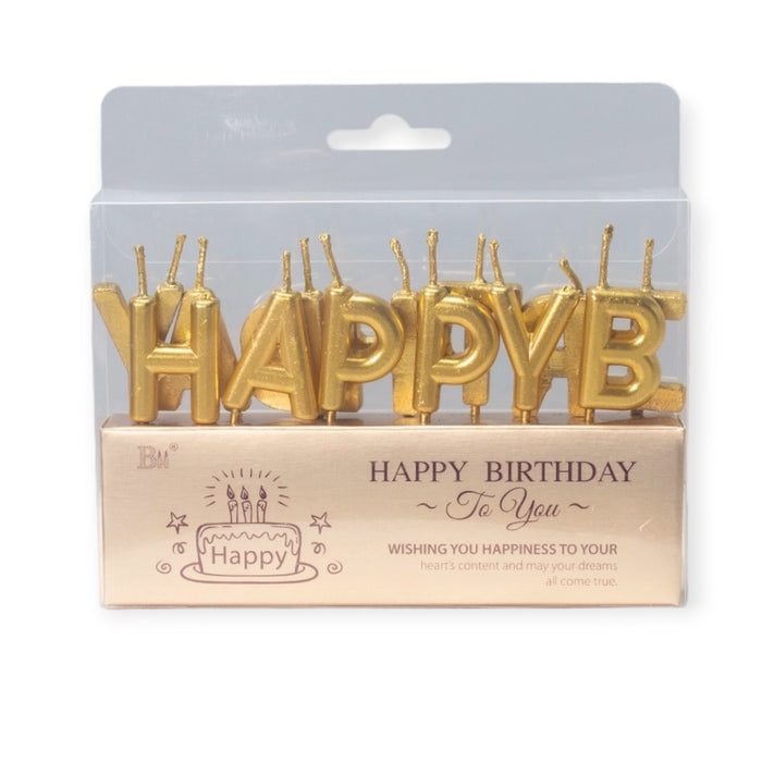 AC-Birthday Letter Candle Set
