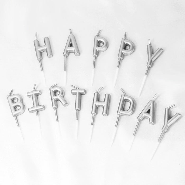AC-Birthday Letter Candle Set