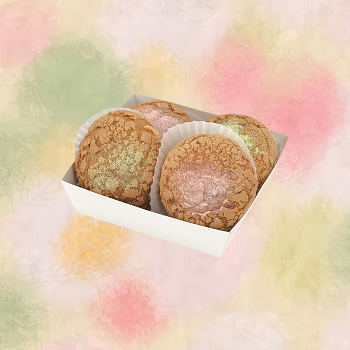 Strawberry & Melon Cream Puffs 4PC