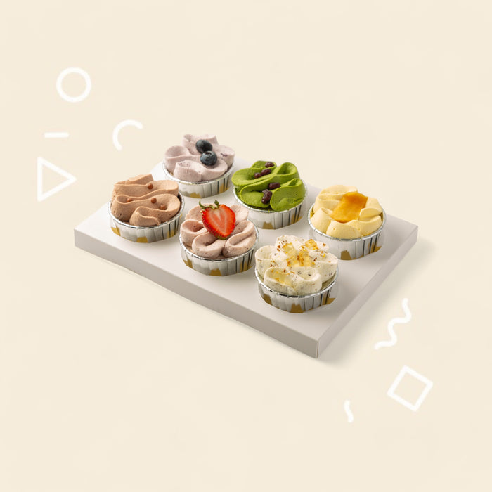 Bloom Series Cupcake 6PC(Hamilton-In Stock)