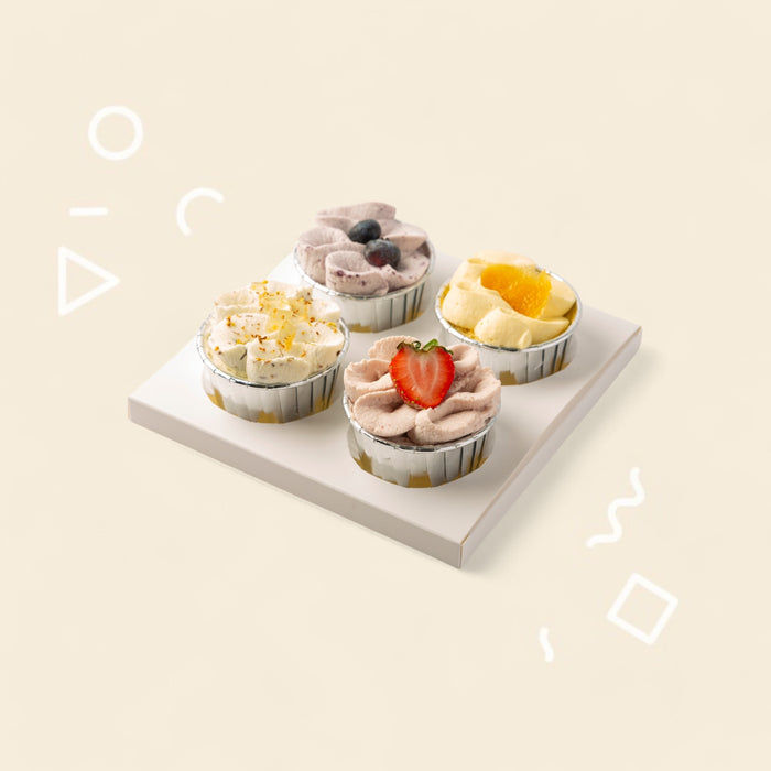 Bloom Series Cupcake 4PC(Toronto-In Stock)